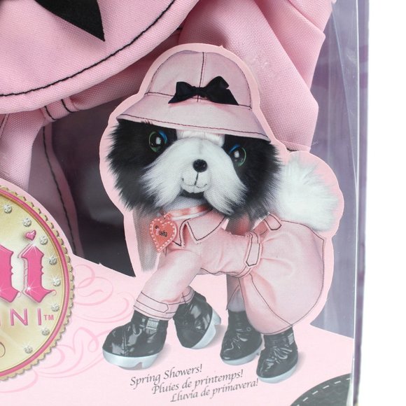 TINI PUPPINI Spring Showers Raincoat Hat Boots Dog Outfit Fashion Boutique Set - Picture 3 of 11